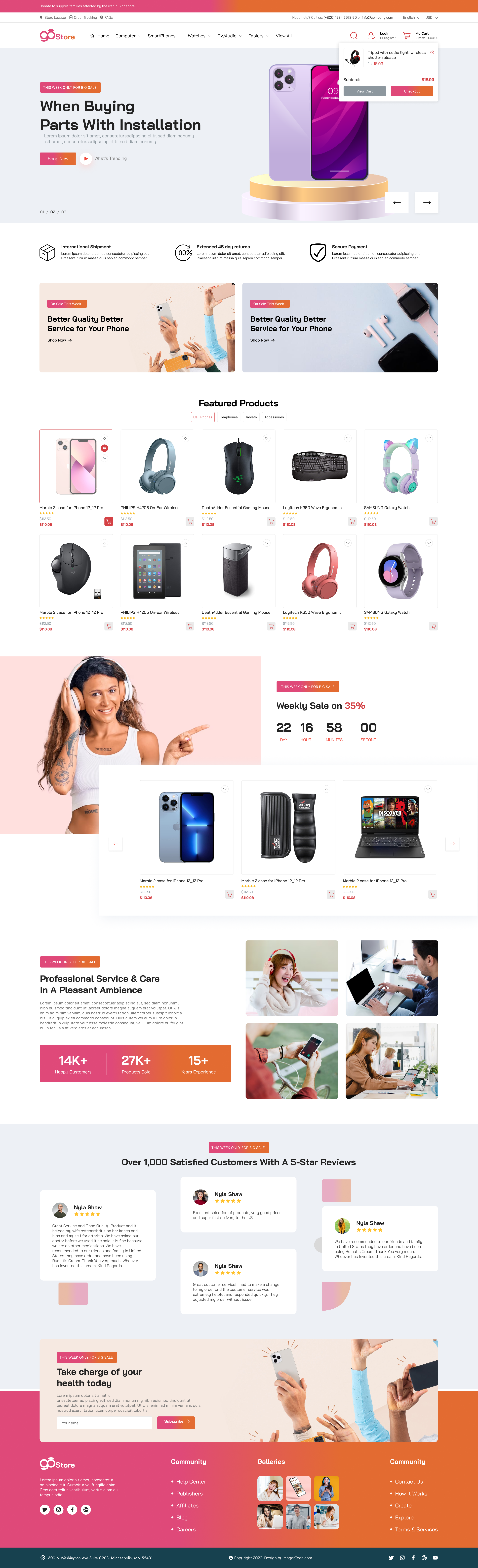 Gostore - Hitech/Digital Store Shopify 2 Theme