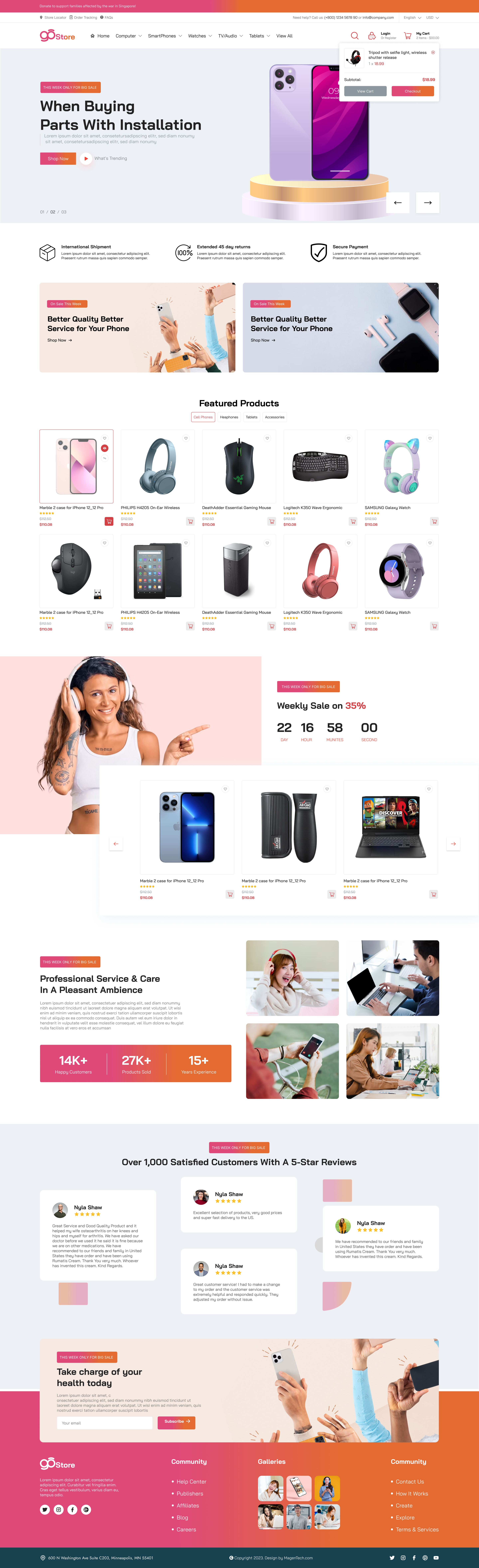 GOxtore - WooCommerce WordPress Theme