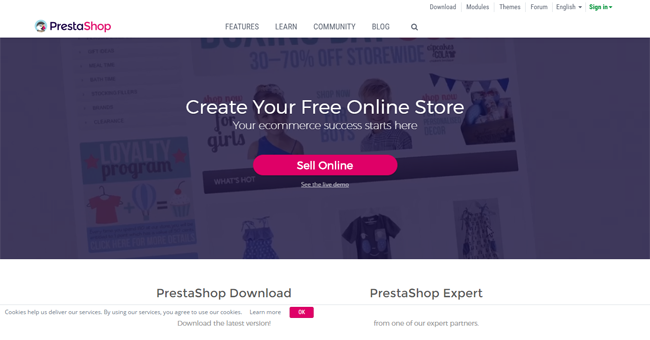 Best eCommerce Platforms - Prestashop