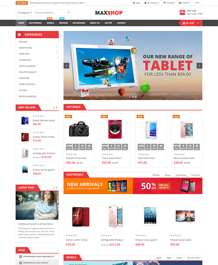 Best-selling Magento Themes 2020