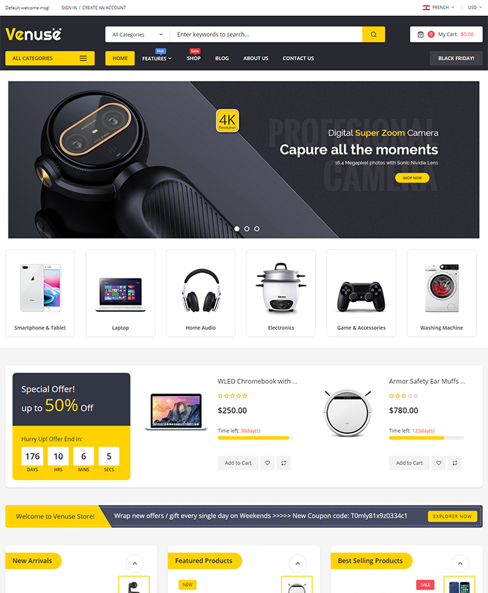 Best-selling Magento Themes 2020
