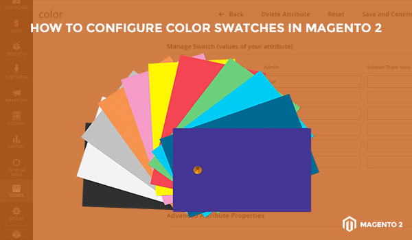 Configure color swatches in Magento 2