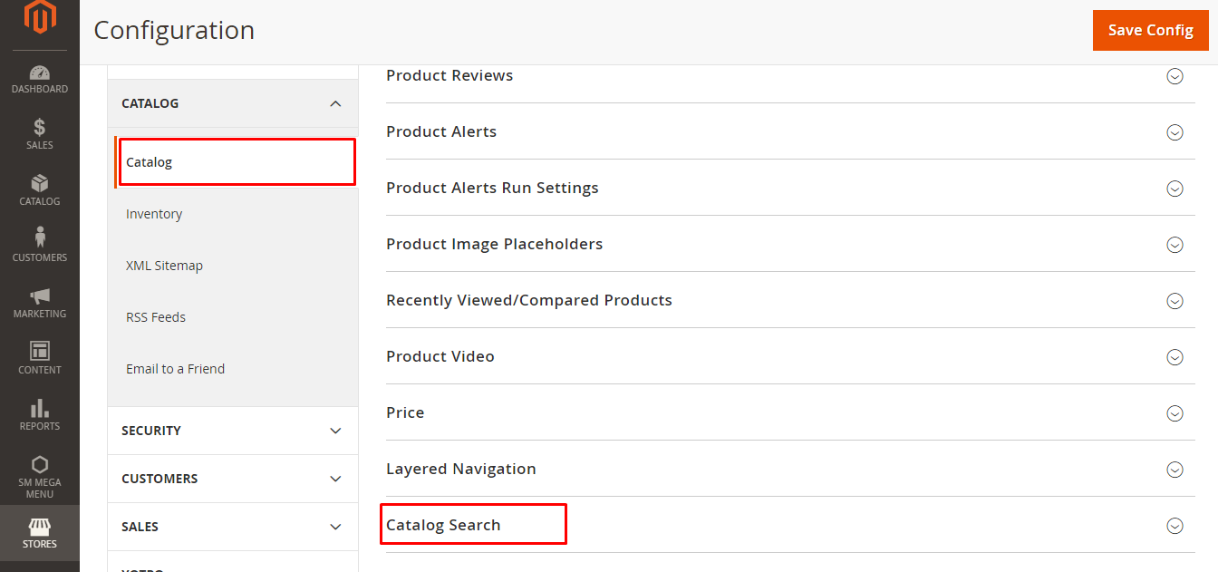 Configure Search Options 3