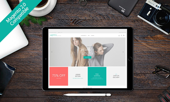 Best Free Magento 2 Store Themes - ketty
