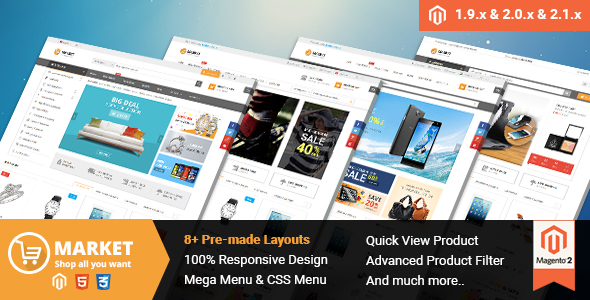 Best Free and Premium Magento 2.1 Themes in 2016 - Market