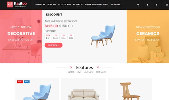 Kasitoo - Best Free Magento 2 Store Themes