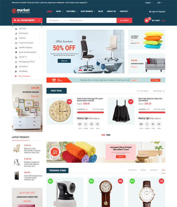 Best Premium Prestashop Theme Clickboom