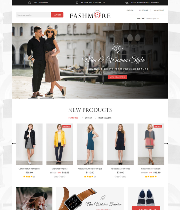 Best Premium Prestashop Fashion Themes - Histore