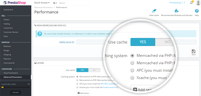 Optimize Prestashop Performance - Caching