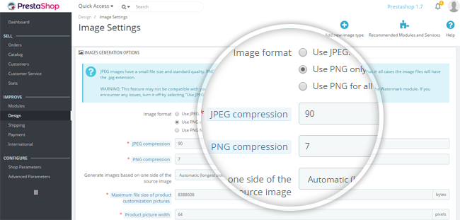 Optimize Prestashop Performance - Images