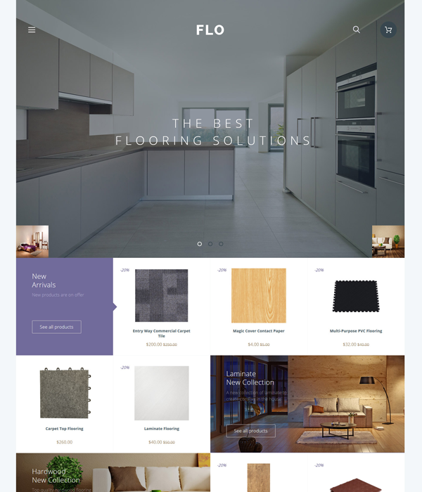 Best Furniture & Interior eCommerce OpenCart Themes - FLO