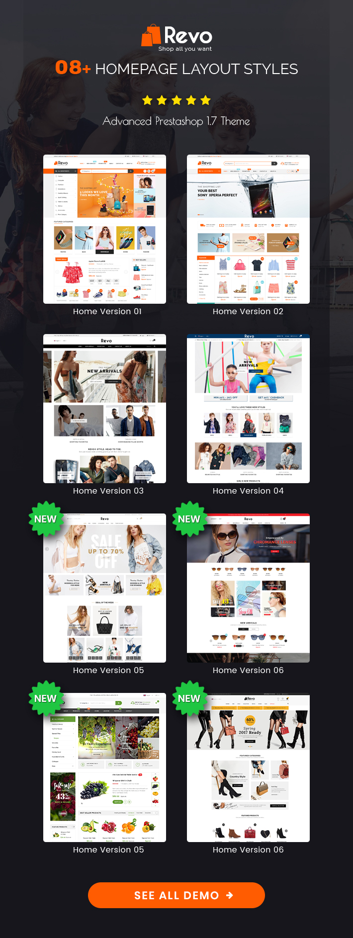 Revo - Responsive PrestaShop Multipurpose Theme