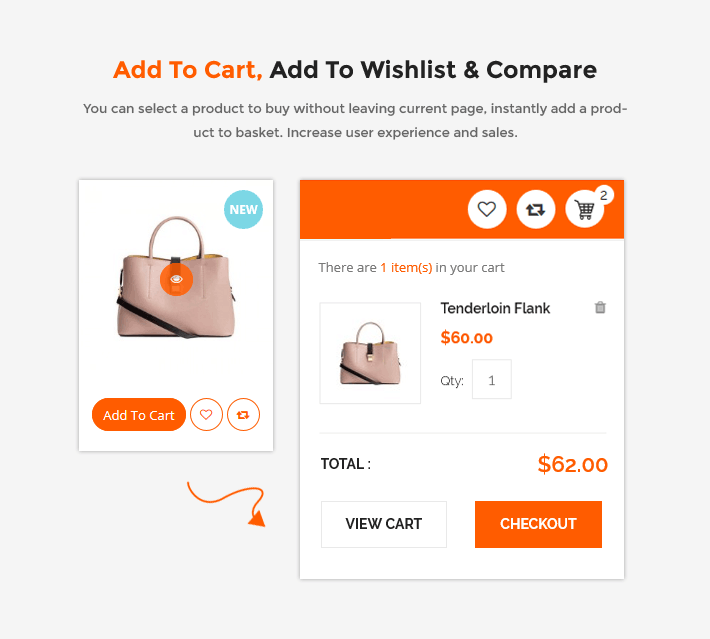 Responsive Prestashop Store Theme - Add to cart