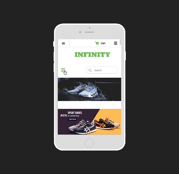 Infinity - Menu styles