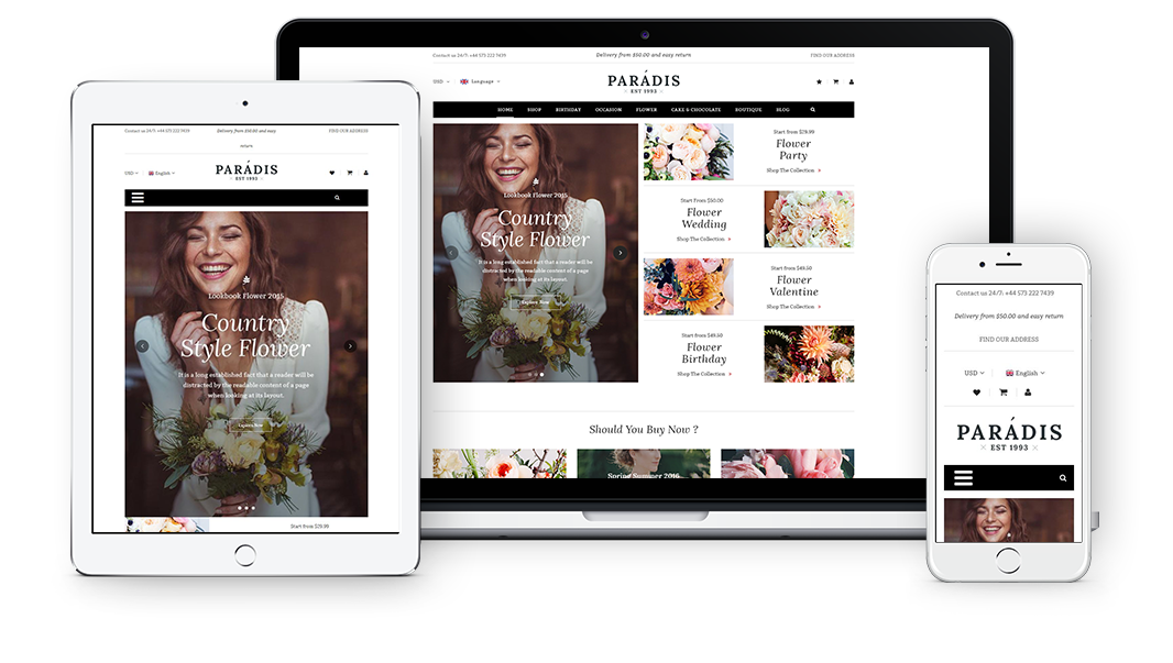 Paradise - Fully Responsive