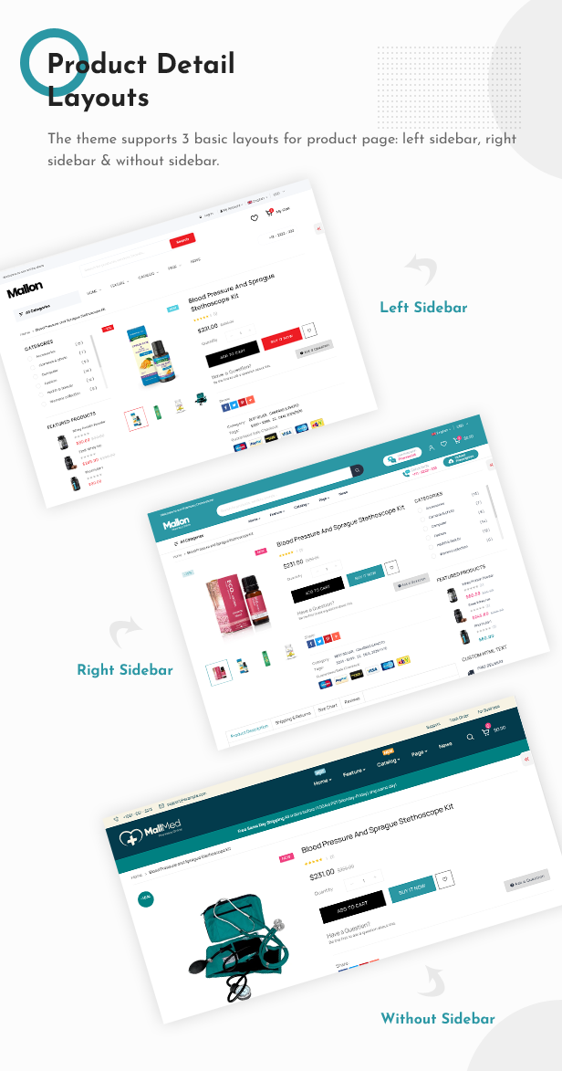 Mallon - Medical Store, Health Shop eCommerce Shopify Theme