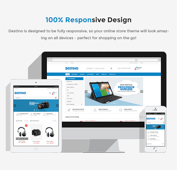 Responsive Prestashop Store Theme - Fully Responsive