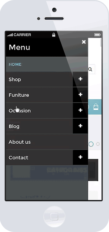 A Fully Functional eCommerce Prestashop Theme - Mobile