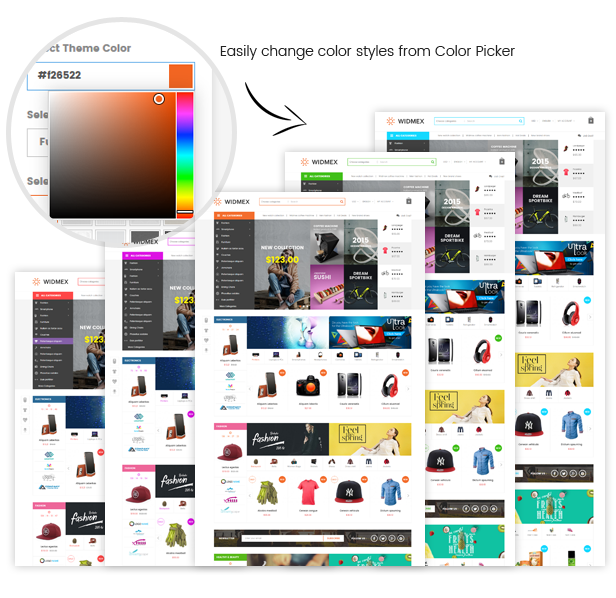 A Fully Functional eCommerce Prestashop Theme - Unlimited Colors