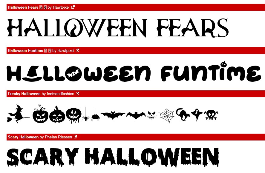 Halloween Font