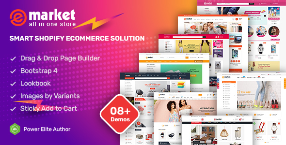 Exclusive Shopify Themes on Themeforest