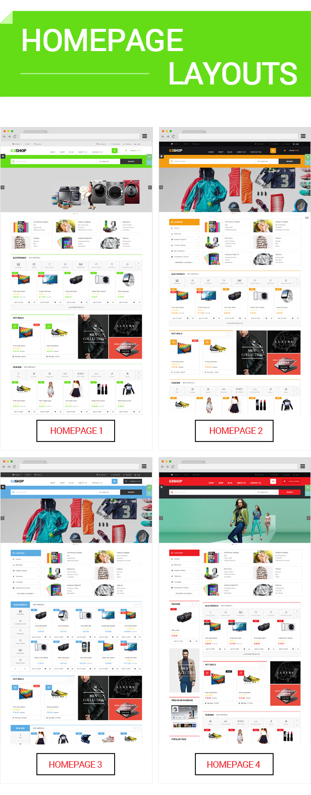 SP G3shop - Homepage