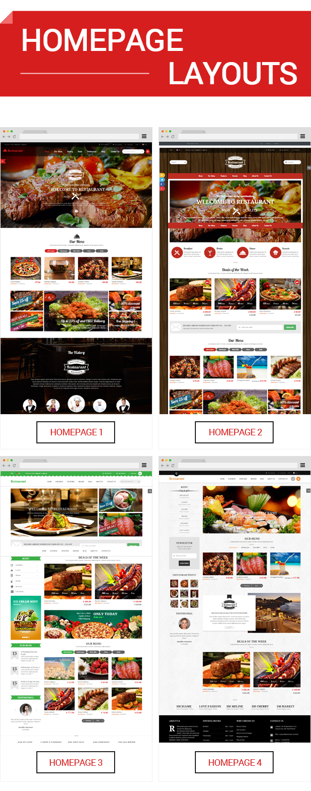 Restaurant - Homepage