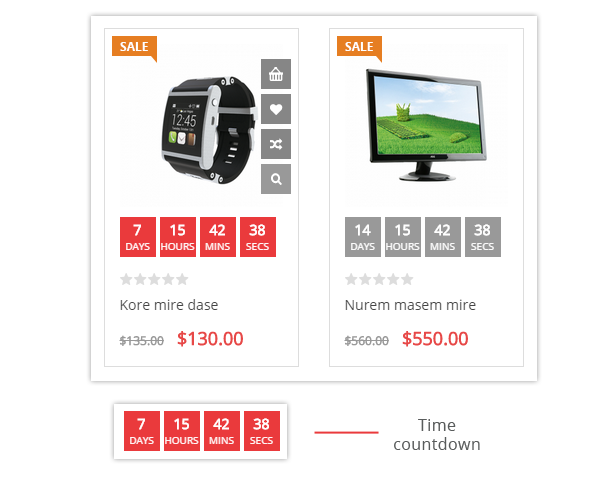 SW Maxshop - Coundown timer