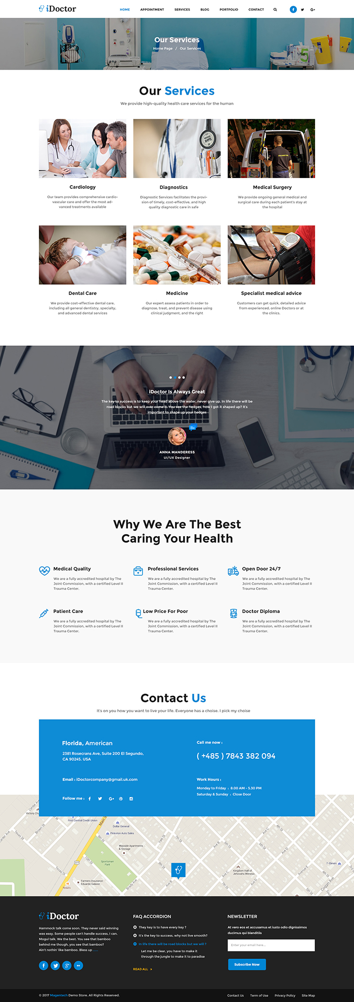 [PREVIEW] SJ iDoctor - Awesome Joomla Template Design for Doctor ...