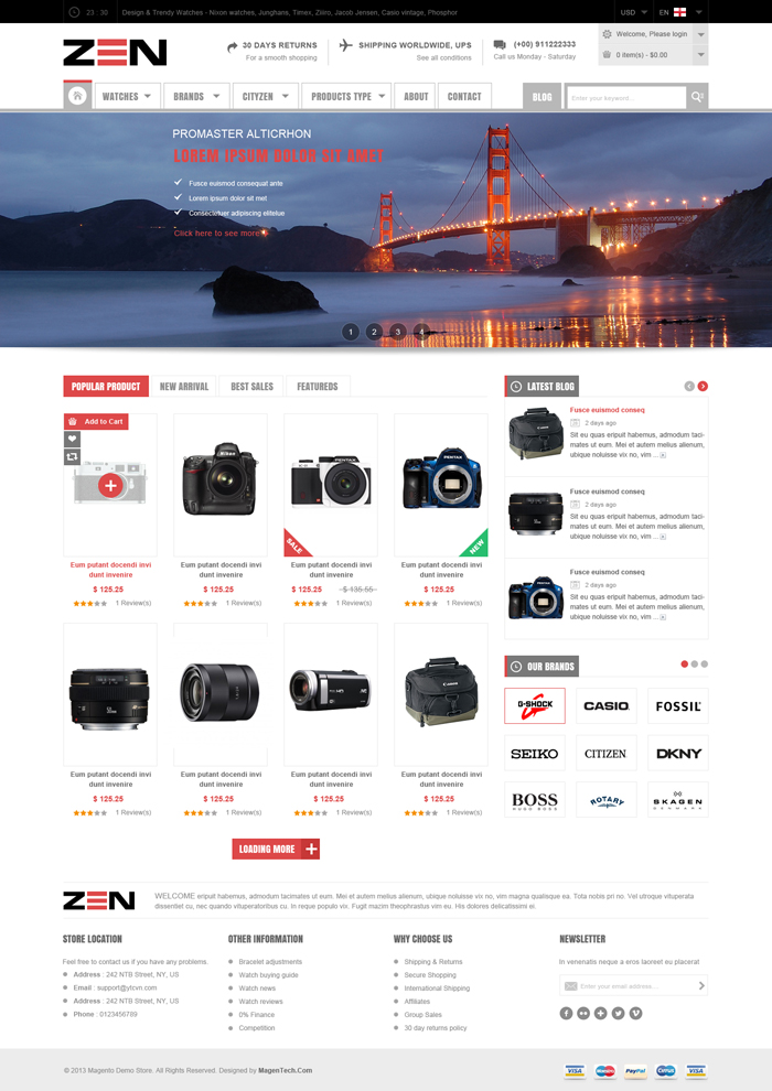 Preview SM Zen - Camera store