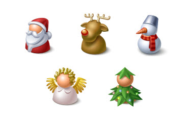 Christmas Resource Download - Cute Buddy Icons