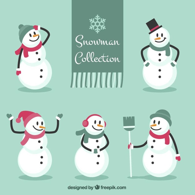 Free Snowman Vector Icons