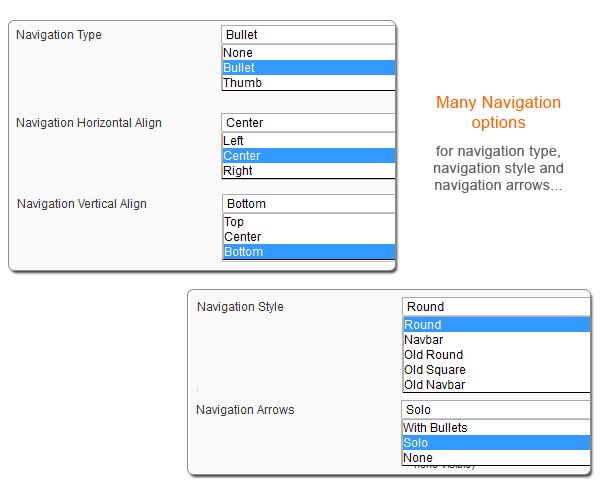 Navigation style