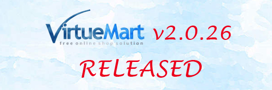 VirtueMart 2.0.26 Released