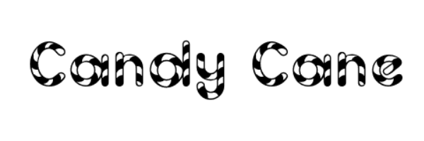 Candy Cane font