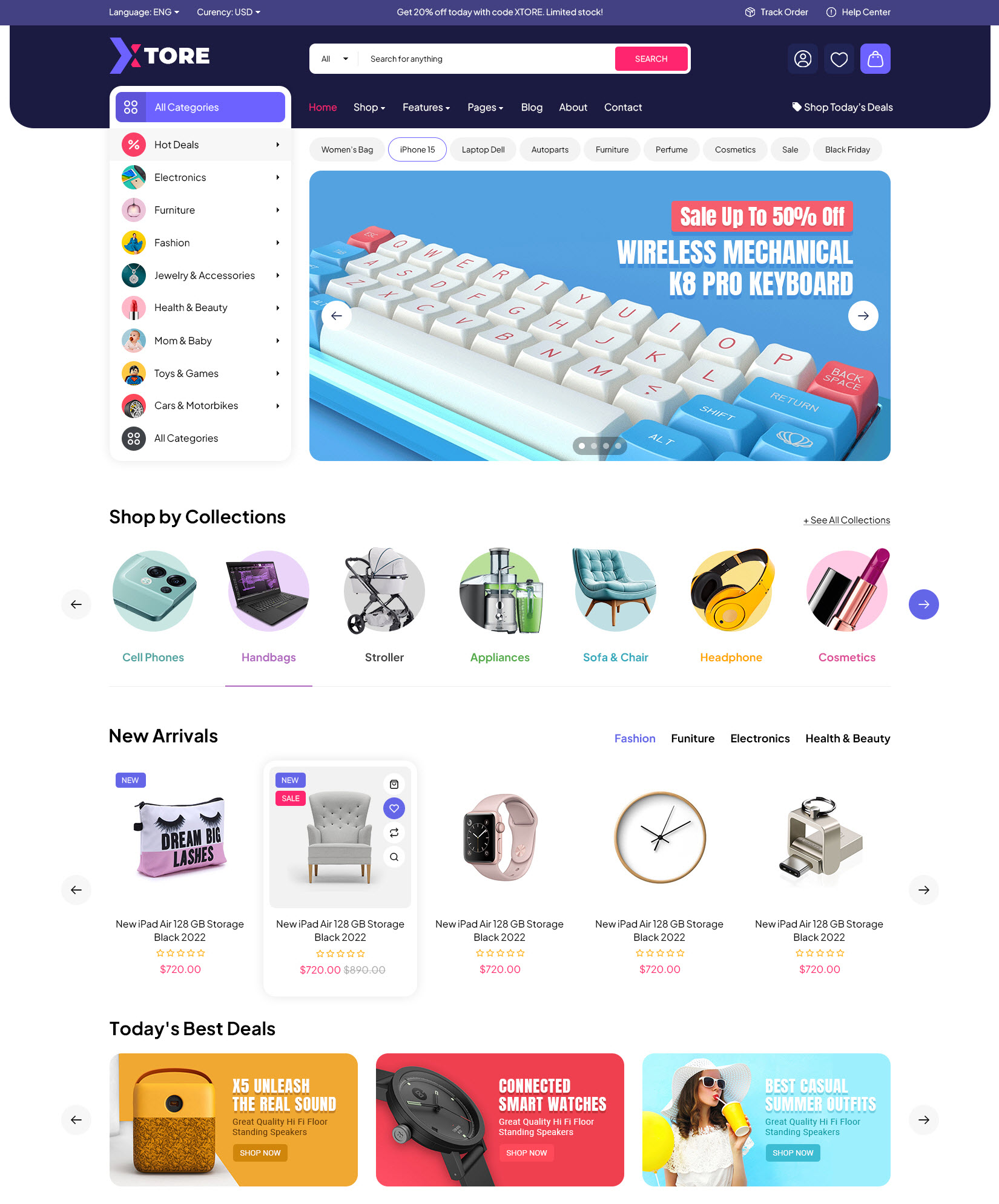 2021's Best OpenCart Themes for Watch & Jewelry Stores