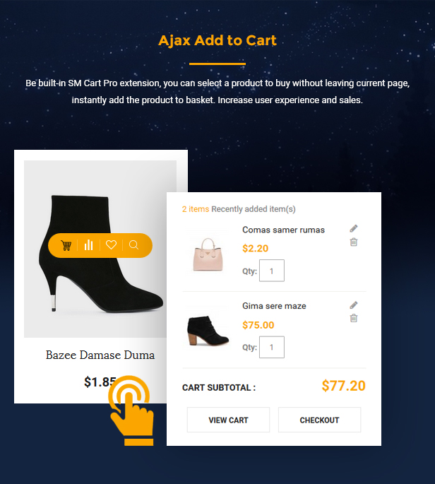 Topz - add to cart