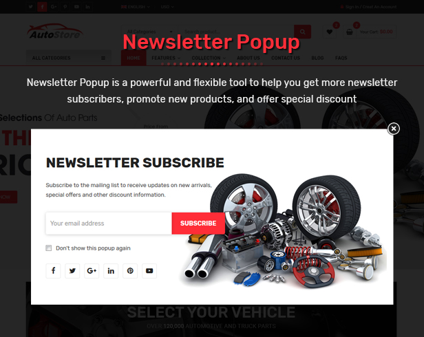 Auto Store - Auto Parts and Equipments Magento 2 Theme with Ajax Attributes Search Module - 14