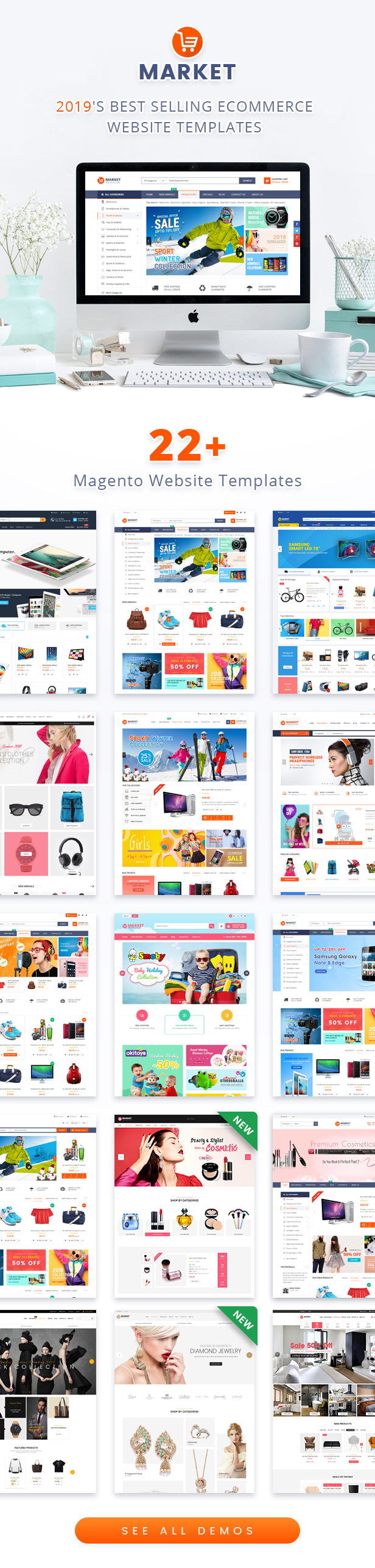 Best Magento 2 Themese - homepage