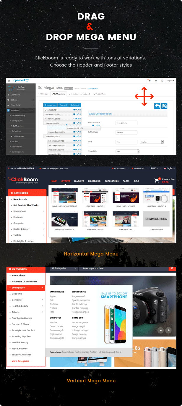 Clickboom - Opencart Theme