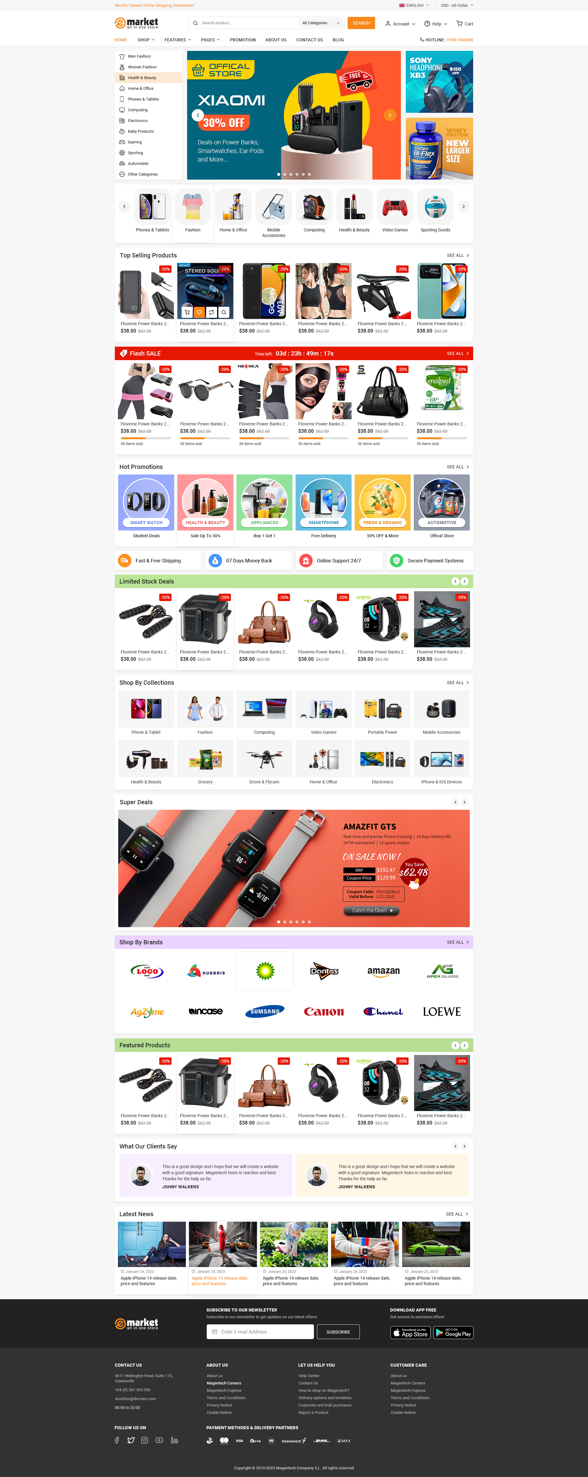 emarket - Opencart Theme