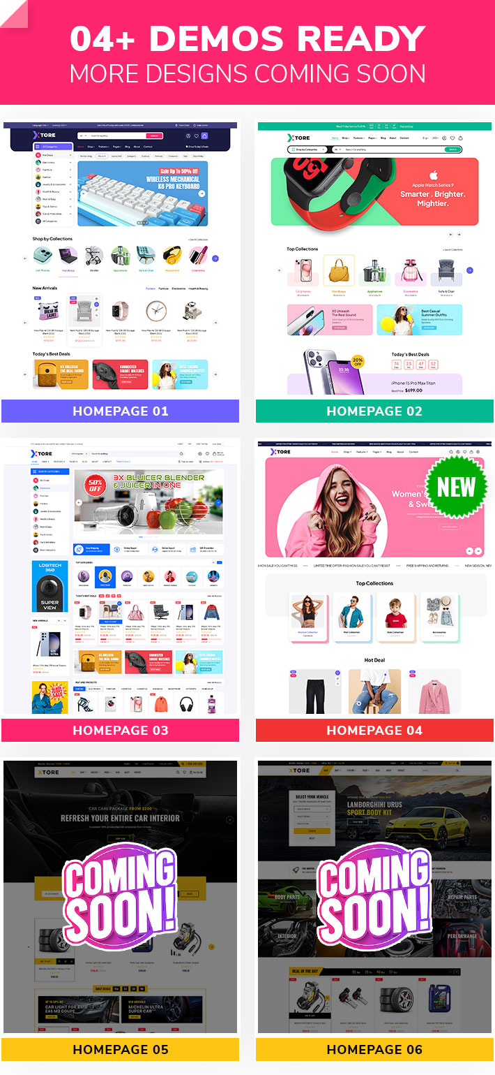 Xtore | Modern Multipurpose Opencart 4 Theme