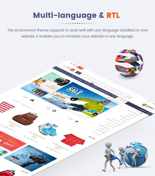 Market - Responsive Multipurpose Prestashop Theme - Language