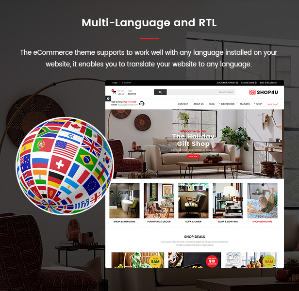 Shop4U - Store PrestaShop 1.7 eCommerce Theme - 10