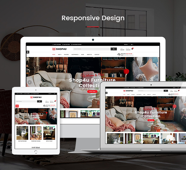 Shop4U - Store PrestaShop 1.7 eCommerce Theme - 4