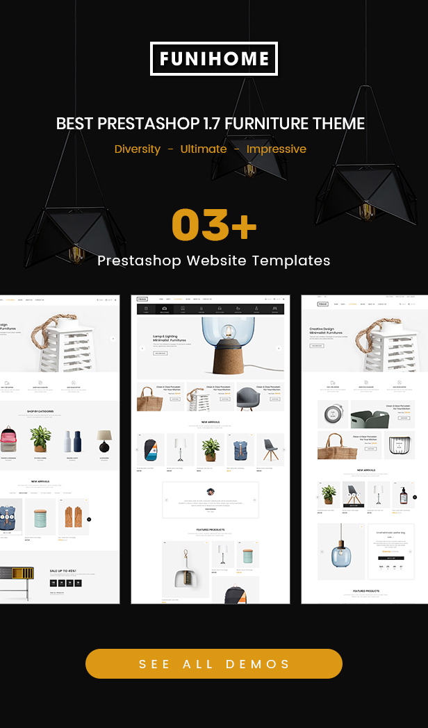 FuniHome - Responsive PrestaShop 1.7 Furniture Shop Theme - 1