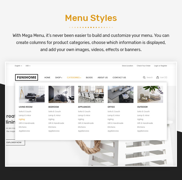 FuniHome - Responsive PrestaShop 1.7 Furniture Shop Theme - 5